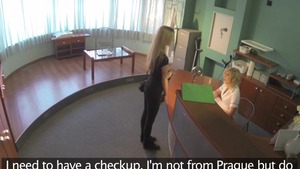 Hard sex accompanied by skinny doctor