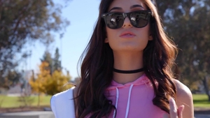 Dana Wolf exposing natural tits