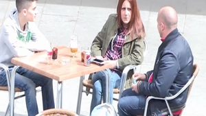 Hard slamming with young spanish amateur