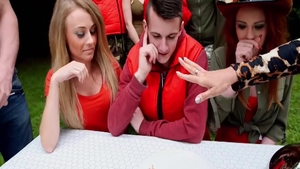 Blowjob accompanied by czech pornstar Carmel Anderson