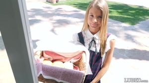 Very small tits brunette goes in for good fucking HD