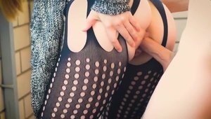 Amateur gets plowed live on webcam