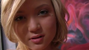 Cute blonde hair POV blowjobs